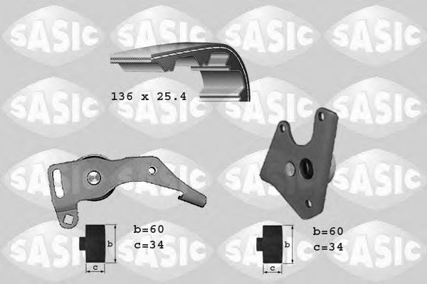 SASIC 1750003 Комплект ремня ГРМ для ROVER 400 (Ровер 400) SASIC 1750003 Комплект ремня ГРМ для ROVER 400 (Ровер 400)