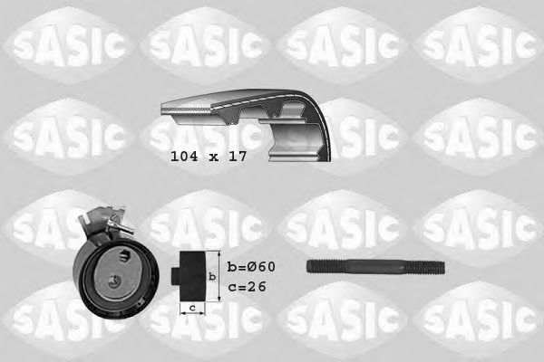 SASIC 1750018 Комплект ремня ГРМ для PEUGEOT 207 (Пежо 207) SASIC 1750018 Комплект ремня ГРМ для PEUGEOT 207 (Пежо 207)