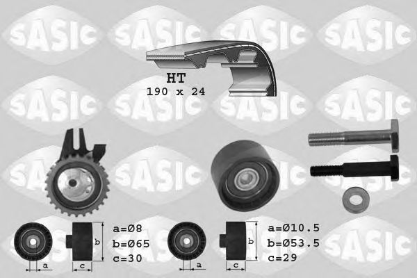 SASIC 1756008 Комплект ремня ГРМ для FIAT (Фиат) SASIC 1756008 Комплект ремня ГРМ для FIAT (Фиат)