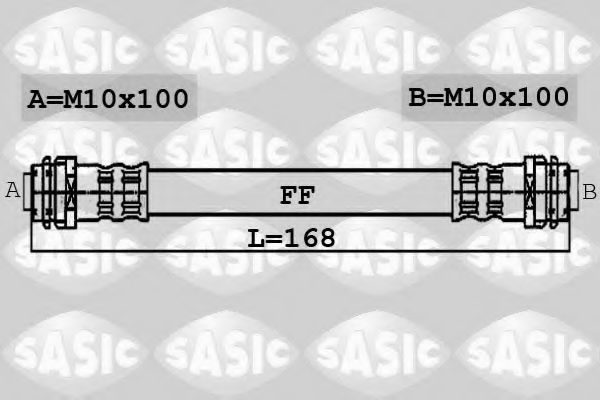 SASIC 6606010 Тормозной шланг для SEAT IBIZA II (Сеат Ибица 2) SASIC 6606010 Тормозной шланг для SEAT IBIZA II (Сеат Ибица 2)