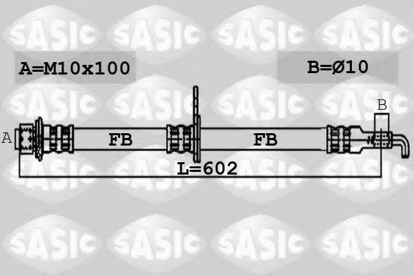 SASIC 6606056 Тормозной шланг для TOYOTA AXIO/ALTIS (Тойота/тоета Аxио/алтис) SASIC 6606056 Тормозной шланг для TOYOTA AXIO/ALTIS (Тойота/тоета Аxио/алтис)