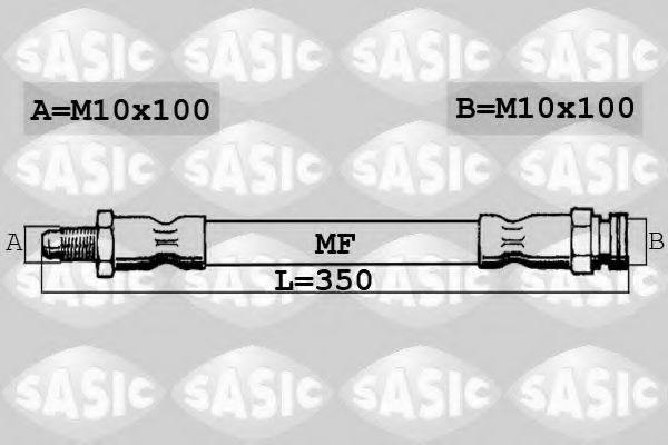 SASIC SBH0136 Тормозной шланг для CITROËN AX (CитроËн Аx) SASIC SBH0136 Тормозной шланг для CITROËN AX (CитроËн Аx)