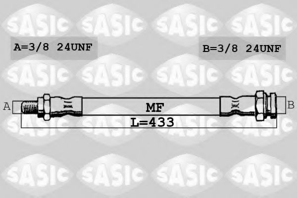 SASIC SBH4085 Тормозной шланг для RENAULT LE CAR (Рено Лэ cар) SASIC SBH4085 Тормозной шланг для RENAULT LE CAR (Рено Лэ cар)