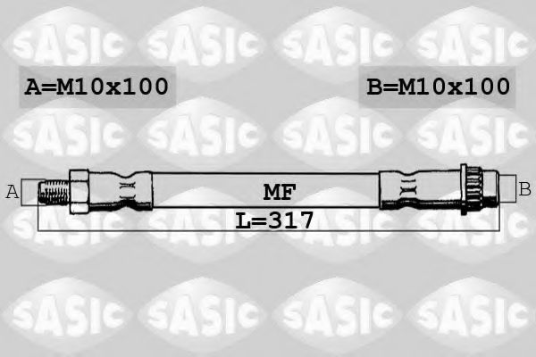 SASIC SBH4094 Тормозной шланг для RENAULT SAFRANE (Рено Сафранэ) SASIC SBH4094 Тормозной шланг для RENAULT SAFRANE (Рено Сафранэ)