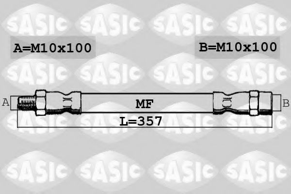 SASIC SBH6273 Тормозной шланг для VOLKSWAGEN SCIROCCO (Фольксваген Сcироccо) SASIC SBH6273 Тормозной шланг для VOLKSWAGEN SCIROCCO (Фольксваген Сcироccо)