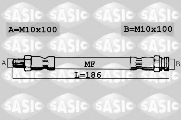 SASIC SBH6311 Тормозной шланг для ALFA-ROMEO (Алфа-ромэо) SASIC SBH6311 Тормозной шланг для ALFA-ROMEO (Алфа-ромэо)