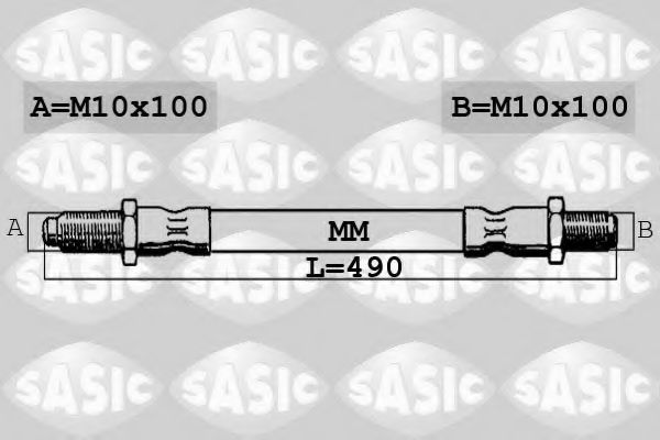 SASIC SBH6321 Тормозной шланг для FORD ESCORT V (Форд Эскорт 5) SASIC SBH6321 Тормозной шланг для FORD ESCORT V (Форд Эскорт 5)