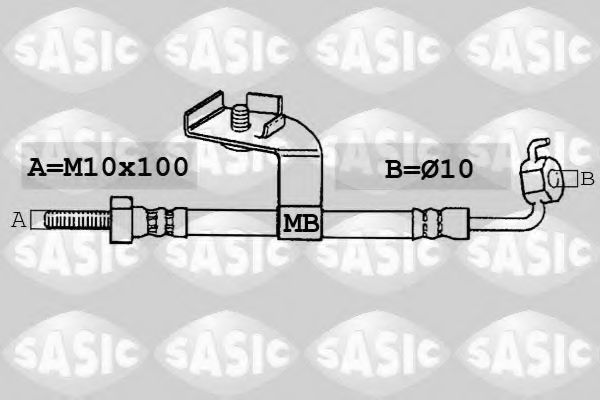 SASIC SBH6328 Тормозной шланг для FORD ESCORT V (Форд Эскорт 5) SASIC SBH6328 Тормозной шланг для FORD ESCORT V (Форд Эскорт 5)