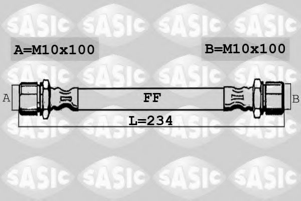 SASIC SBH6366 Тормозной шланг для DAEWOO (Дэу) SASIC SBH6366 Тормозной шланг для DAEWOO (Дэу)