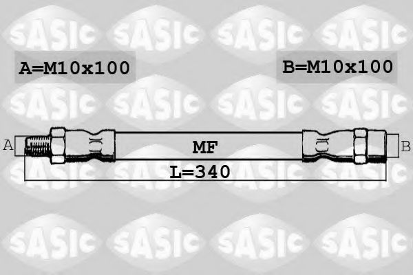 SASIC SBH6380 Тормозной шланг для VOLKSWAGEN JETTA I (Фольксваген Жэтта и) SASIC SBH6380 Тормозной шланг для VOLKSWAGEN JETTA I (Фольксваген Жэтта и)