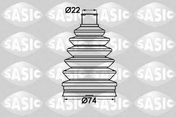 SASIC 1904008 Комплект пылника, приводной вал для DACIA SANDERO (Дача Сандэро) SASIC 1904008 Комплект пылника, приводной вал для DACIA SANDERO (Дача Сандэро)