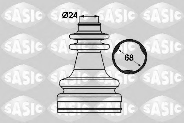 SASIC 1904025 Комплект пылника, приводной вал для RENAULT (Рено) SASIC 1904025 Комплект пылника, приводной вал для RENAULT (Рено)