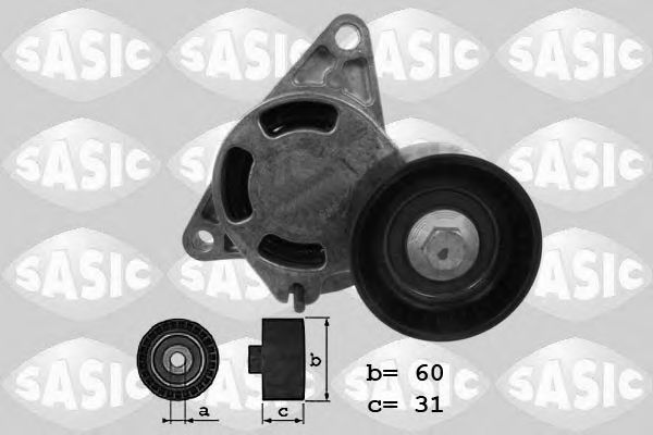 SASIC 1624017 Натяжитель ремня, клиновой зубча для OPEL MOVANO (Опель Моvано) SASIC 1624017 Натяжитель ремня, клиновой зубча для OPEL MOVANO (Опель Моvано)