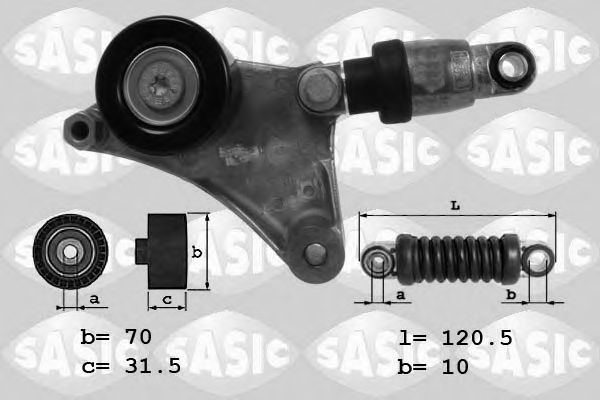 SASIC 1626165 Натяжитель ремня, клиновой зубча для TOYOTA VERSO SPORTVAN (Тойота/тоета Vэрсо спортvан) SASIC 1626165 Натяжитель ремня, клиновой зубча для TOYOTA VERSO SPORTVAN (Тойота/тоета Vэрсо спортvан)