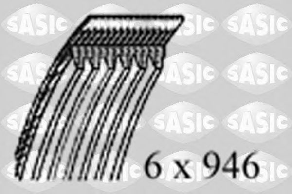 SASIC 1770073 Поликлиновой ремень для VOLKSWAGEN TOURAN (Фольксваген Туран) SASIC 1770073 Поликлиновой ремень для VOLKSWAGEN TOURAN (Фольксваген Туран)
