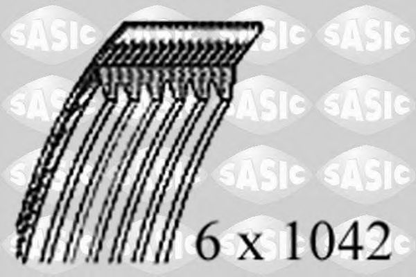 SASIC 1770081 Поликлиновой ремень для VOLKSWAGEN POLO (Фольксваген Поло) SASIC 1770081 Поликлиновой ремень для VOLKSWAGEN POLO (Фольксваген Поло)