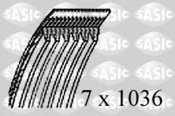 SASIC 1774055 Поликлиновой ремень для BMW 7 (Бмв 7) SASIC 1774055 Поликлиновой ремень для BMW 7 (Бмв 7)