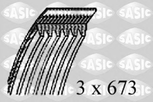 SASIC 1776003 Поликлиновой ремень для FORD FIESTA (Форд Фиэста) SASIC 1776003 Поликлиновой ремень для FORD FIESTA (Форд Фиэста)