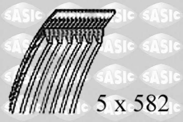 SASIC 1776027 Поликлиновой ремень для FORD MONDEO (Форд Мондэо) SASIC 1776027 Поликлиновой ремень для FORD MONDEO (Форд Мондэо)