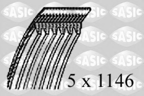 SASIC 1776040 Поликлиновой ремень для ABARTH (Абартх) SASIC 1776040 Поликлиновой ремень для ABARTH (Абартх)