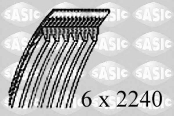 SASIC 1776114 Поликлиновой ремень для VOLKSWAGEN T4 CARAVELLE (Фольксваген Т4 cараvэллэ) SASIC 1776114 Поликлиновой ремень для VOLKSWAGEN T4 CARAVELLE (Фольксваген Т4 cараvэллэ)