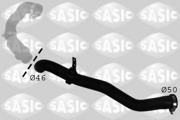 SASIC 3334017 Трубка нагнетаемого воздуха для DACIA SANDERO (Дача Сандэро) SASIC 3334017 Трубка нагнетаемого воздуха для DACIA SANDERO (Дача Сандэро)