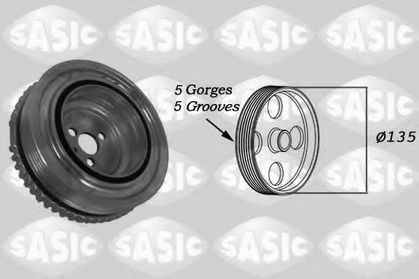 SASIC 2156052 Ременный шкив, коленчатый вал для FIAT 500 C (Фиат 500 c) SASIC 2156052 Ременный шкив, коленчатый вал для FIAT 500 C (Фиат 500 c)