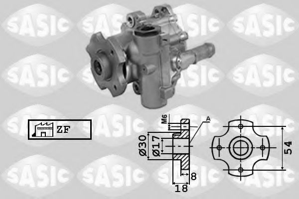 SASIC 7070063 Гидравлический насос, рулевое управление для CITROËN C5 I (CитроËн С5 1) SASIC 7070063 Гидравлический насос, рулевое управление для CITROËN C5 I (CитроËн С5 1)