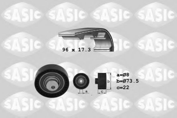 SASIC 1754022 Комплект ремня ГРМ для DACIA SANDERO (Дача Сандэро) SASIC 1754022 Комплект ремня ГРМ для DACIA SANDERO (Дача Сандэро)