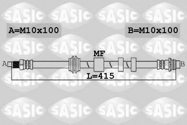 SASIC 6606221 Тормозной шланг для FORD (Форд) SASIC 6606221 Тормозной шланг для FORD (Форд)