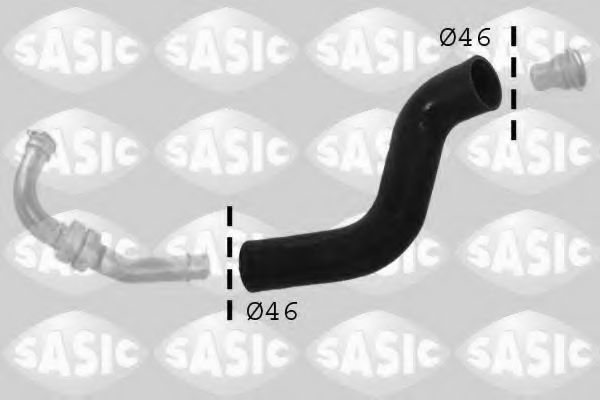 SASIC 3334005 Трубка нагнетаемого воздуха для RENAULT SCNIC III (Рено Сценик 3) SASIC 3334005 Трубка нагнетаемого воздуха для RENAULT SCNIC III (Рено Сценик 3)