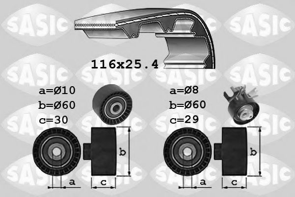 SASIC 1750034 Комплект ремня ГРМ для FORD KUGA I (Форд Куга 1) SASIC 1750034 Комплект ремня ГРМ для FORD KUGA I (Форд Куга 1)