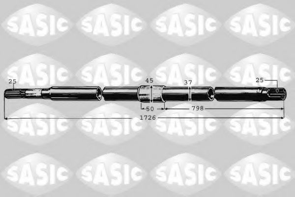 SASIC 8012472 Приводной вал 