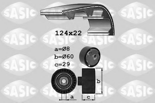 SASIC 1756029 Комплект ремня ГРМ для FIAT (Фиат) SASIC 1756029 Комплект ремня ГРМ для FIAT (Фиат)