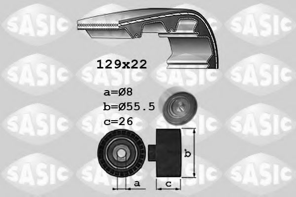 SASIC 1756033 Комплект ремня ГРМ для FIAT 500 (Фиат 500) SASIC 1756033 Комплект ремня ГРМ для FIAT 500 (Фиат 500)