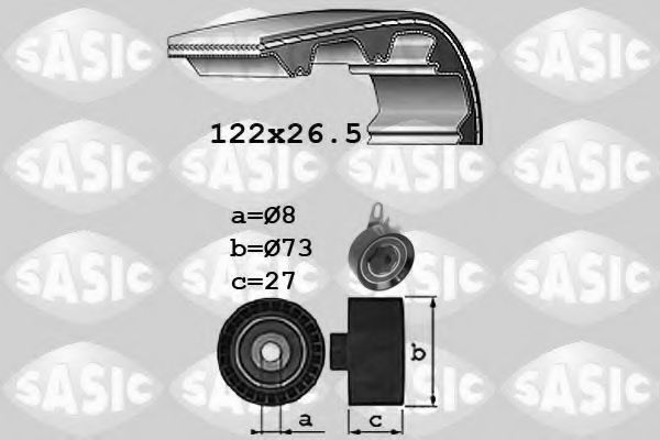 SASIC 1756041 Комплект ремня ГРМ для VOLKSWAGEN T4 MULTIVAN (Фольксваген Т4 мултиvан) SASIC 1756041 Комплект ремня ГРМ для VOLKSWAGEN T4 MULTIVAN (Фольксваген Т4 мултиvан)