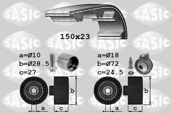 SASIC 1756052 Комплект ремня ГРМ для AUDI TT (Ауди Тт) SASIC 1756052 Комплект ремня ГРМ для AUDI TT (Ауди Тт)
