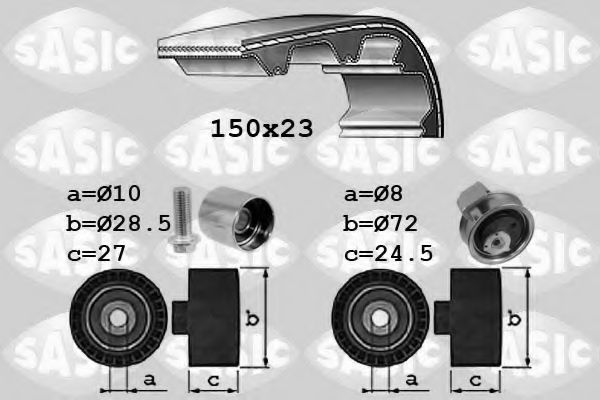 SASIC 1756053 Комплект ремня ГРМ для SKODA SUPERB (Шкода Суперб) SASIC 1756053 Комплект ремня ГРМ для SKODA SUPERB (Шкода Суперб)