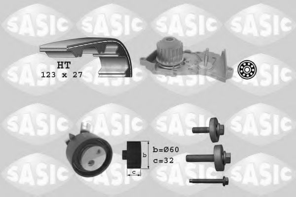 SASIC 3904035 Комплект ремня ГРМ для RENAULT MEGANE II (Рено Меган 2) SASIC 3904035 Комплект ремня ГРМ для RENAULT MEGANE II (Рено Меган 2)