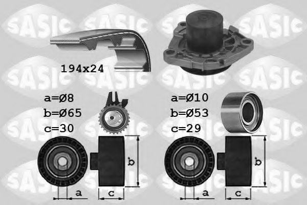 SASIC 3906034 Комплект ремня ГРМ для LANCIA MUSA (Лансиа/лянча Муса) SASIC 3906034 Комплект ремня ГРМ для LANCIA MUSA (Лансиа/лянча Муса)