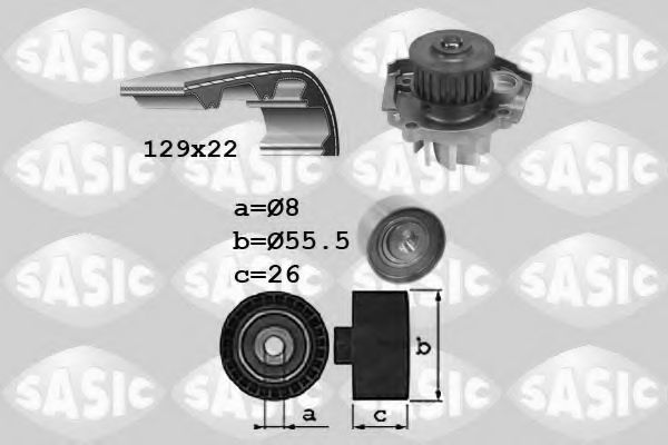 SASIC 3906041 Комплект ремня ГРМ для LANCIA (Лансиа/лянча) SASIC 3906041 Комплект ремня ГРМ для LANCIA (Лансиа/лянча)