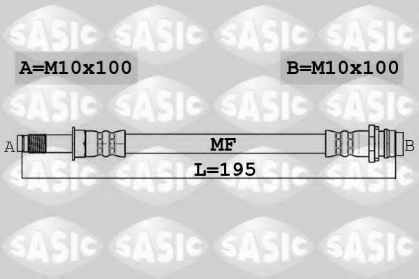 SASIC 6606229 Тормозной шланг для FORD (Форд) SASIC 6606229 Тормозной шланг для FORD (Форд)