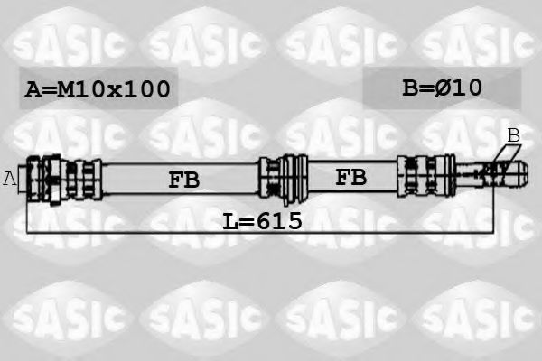 SASIC 6606248 Тормозной шланг для VOLKSWAGEN PASSAT ALLTRACK (Фольксваген Пассат олтрек) SASIC 6606248 Тормозной шланг для VOLKSWAGEN PASSAT ALLTRACK (Фольксваген Пассат олтрек)