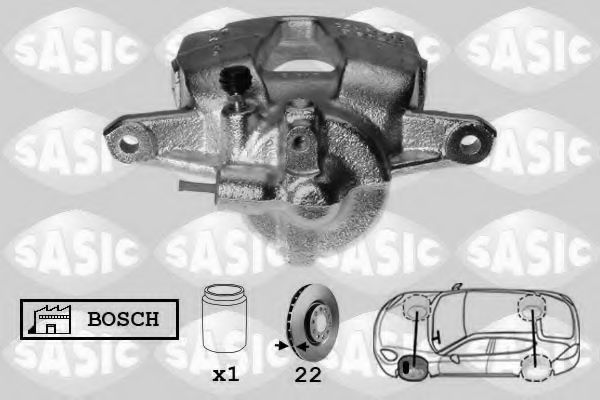 SASIC 6500038 Тормозной суппорт для OPEL ADAM (Опель Адам) SASIC 6500038 Тормозной суппорт для OPEL ADAM (Опель Адам)