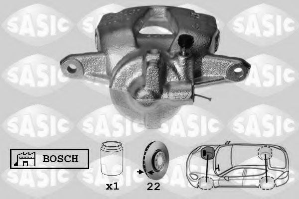SASIC 6500039 Тормозной суппорт для OPEL ADAM (Опель Адам) SASIC 6500039 Тормозной суппорт для OPEL ADAM (Опель Адам)