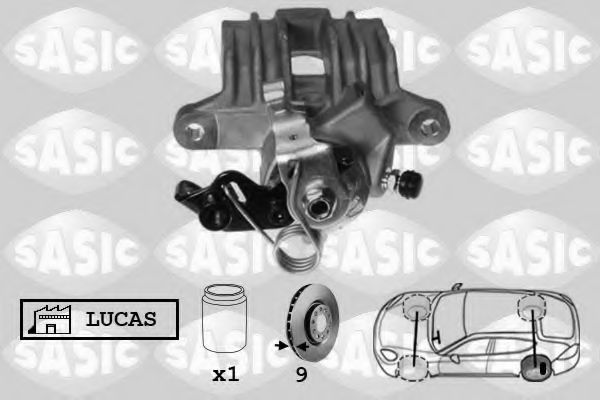 SASIC 6506122 Тормозной суппорт для SKODA PRAKTIK (Шкода Практик) SASIC 6506122 Тормозной суппорт для SKODA PRAKTIK (Шкода Практик)