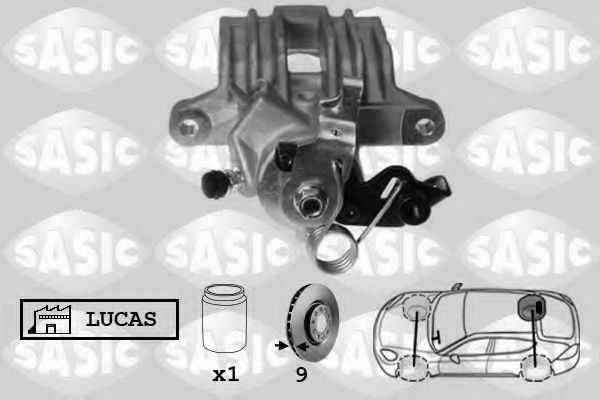 SASIC 6506123 Тормозной суппорт для SKODA PRAKTIK (Шкода Практик) SASIC 6506123 Тормозной суппорт для SKODA PRAKTIK (Шкода Практик)
