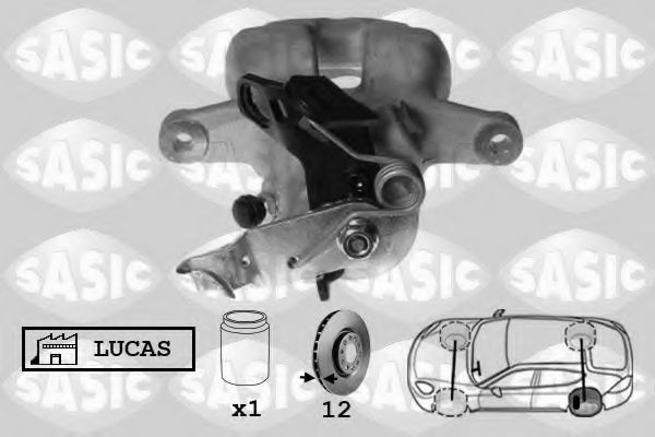 SASIC 6506124 Тормозной суппорт для VOLKSWAGEN JETTA IV (Фольксваген Джетта 4) SASIC 6506124 Тормозной суппорт для VOLKSWAGEN JETTA IV (Фольксваген Джетта 4)