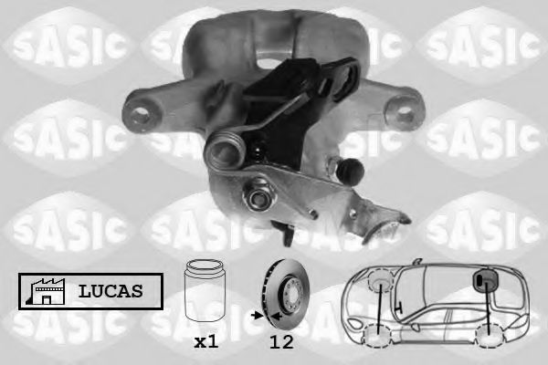 SASIC 6506125 Тормозной суппорт для VOLKSWAGEN JETTA IV (Фольксваген Джетта 4) SASIC 6506125 Тормозной суппорт для VOLKSWAGEN JETTA IV (Фольксваген Джетта 4)