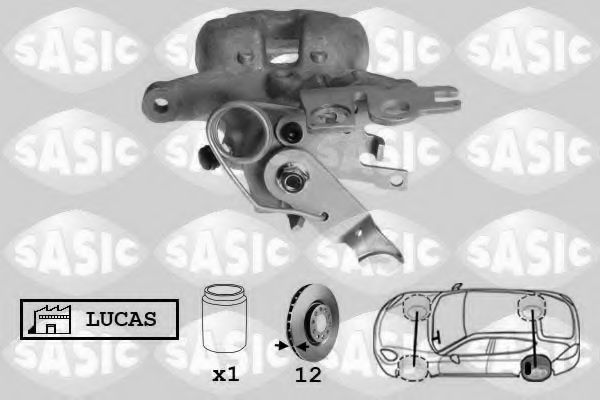 SASIC 6506132 Тормозной суппорт для VOLKSWAGEN CADDY II (Фольксваген Кадди 2) SASIC 6506132 Тормозной суппорт для VOLKSWAGEN CADDY II (Фольксваген Кадди 2)